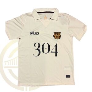 FC Barcelona Lamine Yamal 304 White Tribute Jersey (Size M)